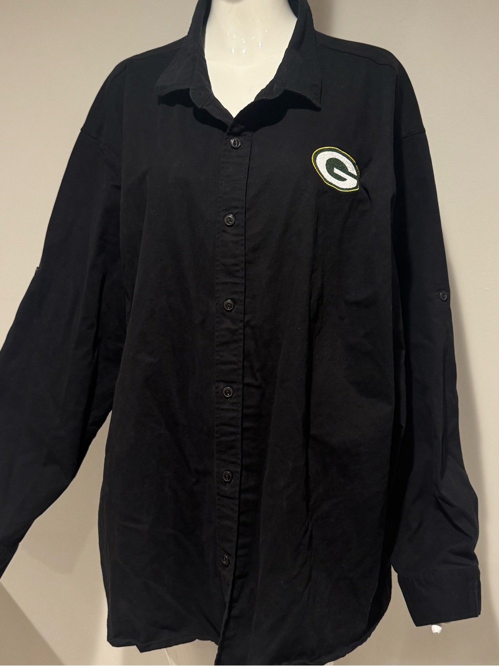 NFL x Darius Rucker Green Bay Packers Button Front Shirt 3XL Black - Picture 7 of 8